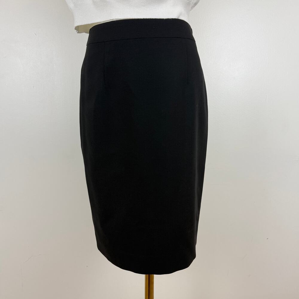 Brooks Brothers Loro Piana A-Line Skirt Sz 2P Wool Silk Quiet Luxury